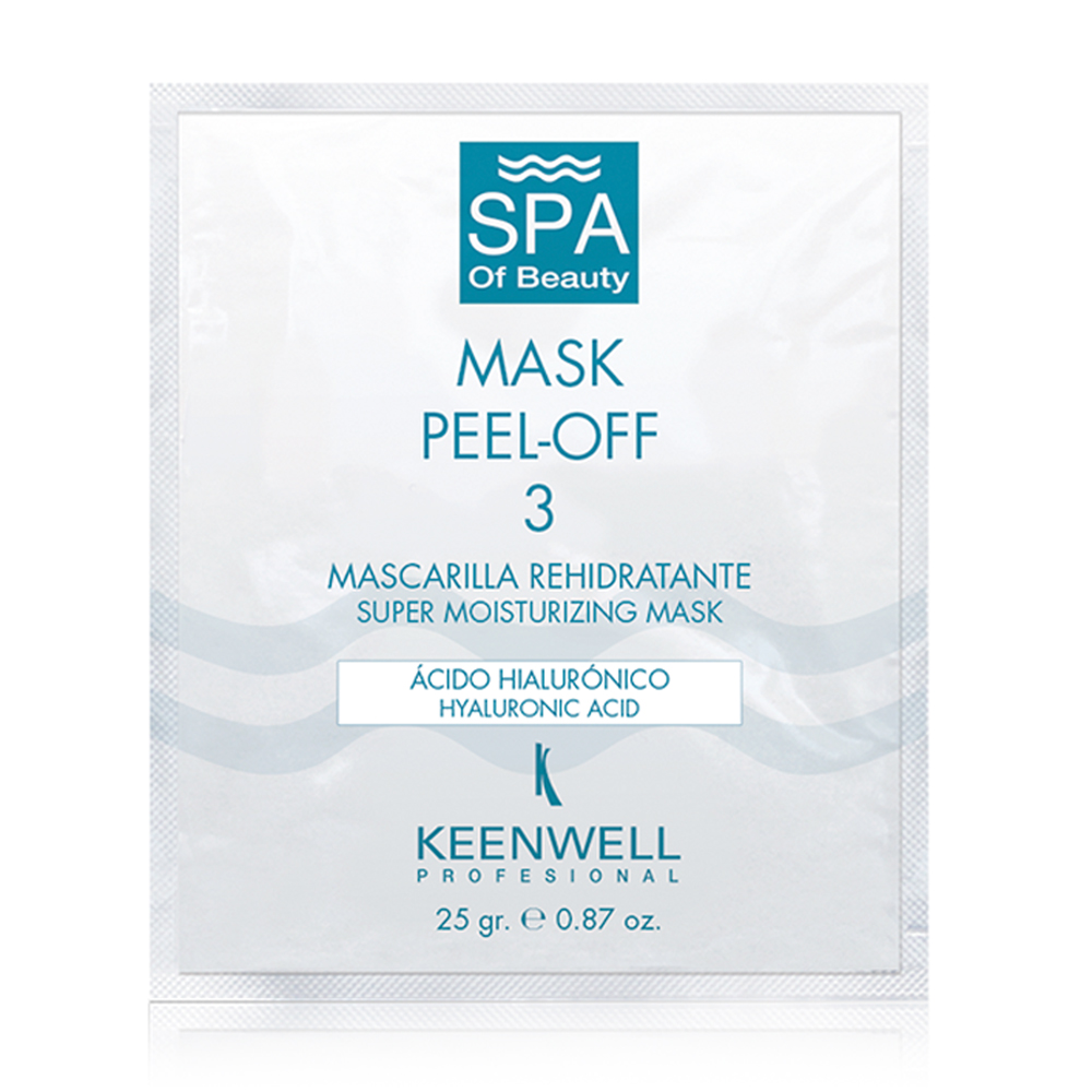 Суперзволожувальна спа-маска для обличчя Keenwell SPA of Beauty-Mask Peel-Off 3, 12*25 г